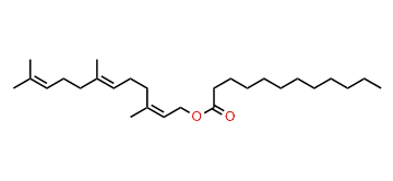 (Z,E)-3,7,11-Trimethyl-2,6,10-dodecatrienyl dodecanoate